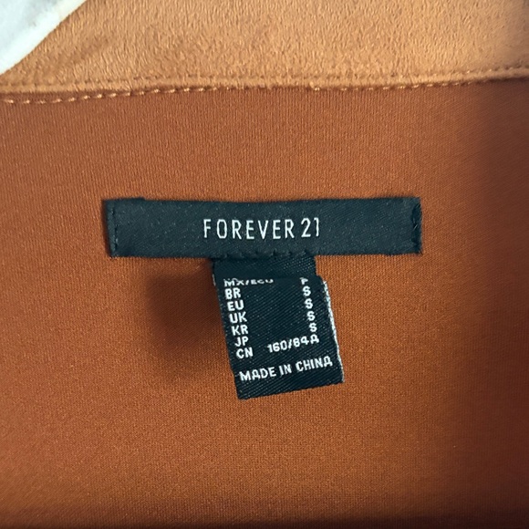 Forever 21 Brown Suede Fringe Moto Jacket - Picture 2 of 5